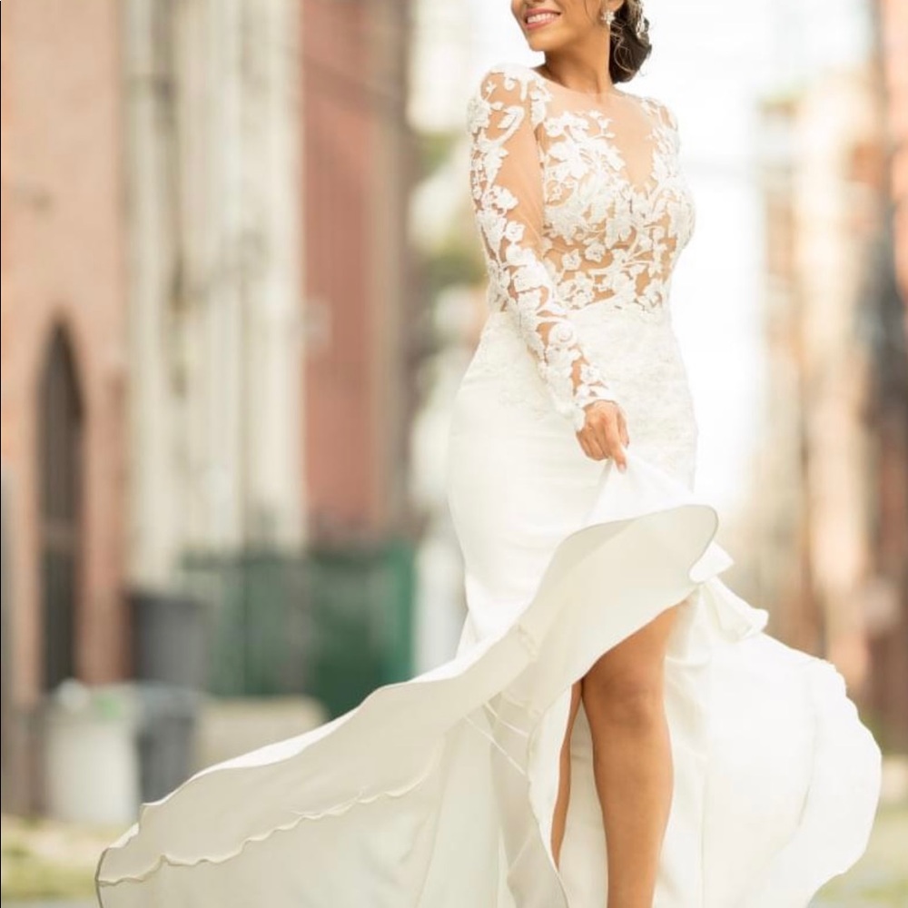 Gorgeous Pronovias wedding dress style 3605